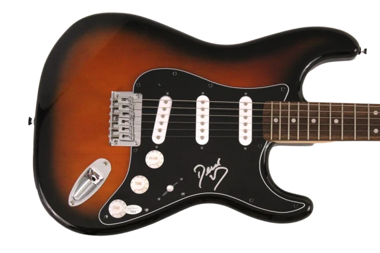 DEREK TRUCKS ALLMAN BROTHERS BAND SIGNED AUTOGRAPH FS FENDER ELECTRIC GUITAR JSA