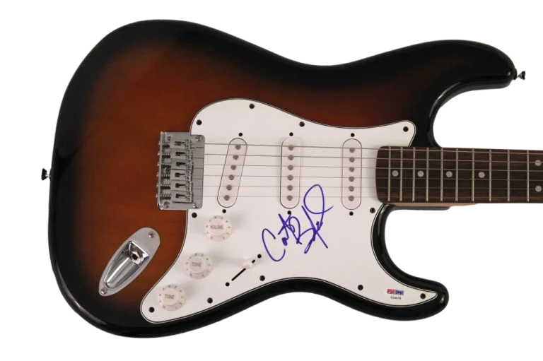 CARTER BEAUFORD SIGNED AUTOGRAPH FENDER ELECTRIC GUITAR - DAVE MATTHEWS BAND PSA