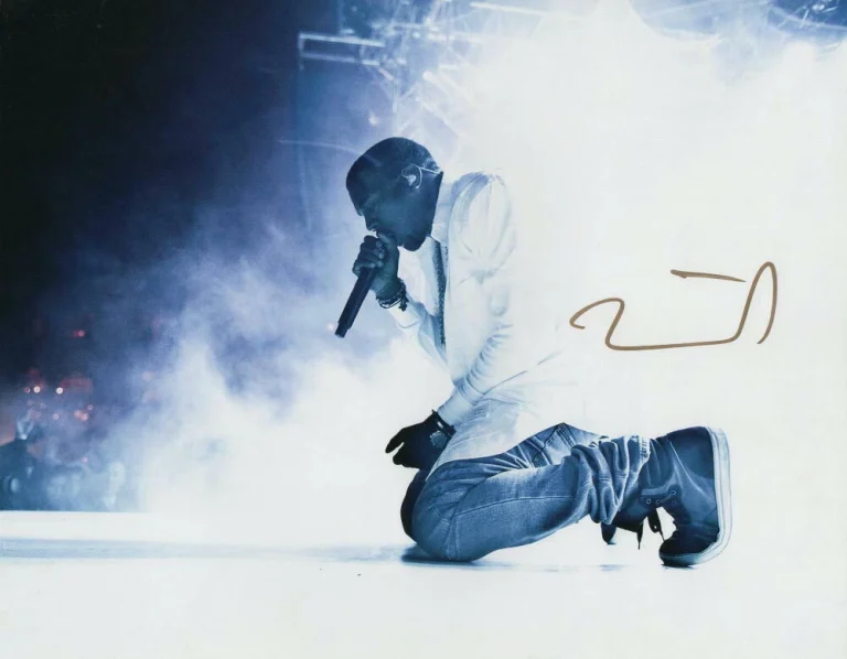 KANYE WEST SIGNED AUTOGRAPH 11X14 PHOTO - COLLEGE DROPOUT GRADUATION RAPPER JSA