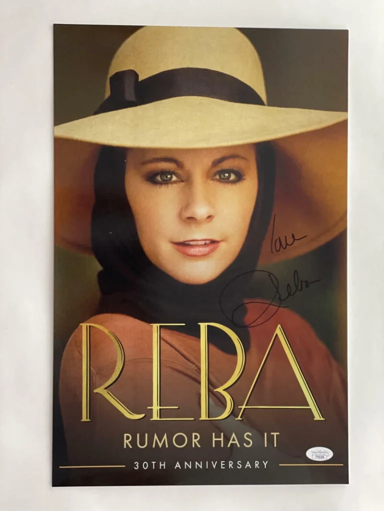 REBA MCENTIRE SIGNED AUTOGRAPH 11X17 CONCERT TOUR POSTER - RUMOR HAS IT 30TH JSA