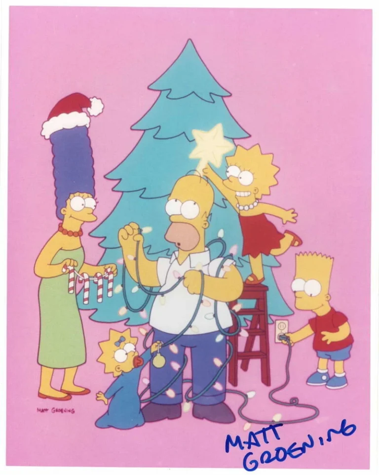 MATT GROENING SIGNED AUTOGRAPH 8X10 PHOTO - THE SIMPSONS CREATOR RARE W/ JSA LOA