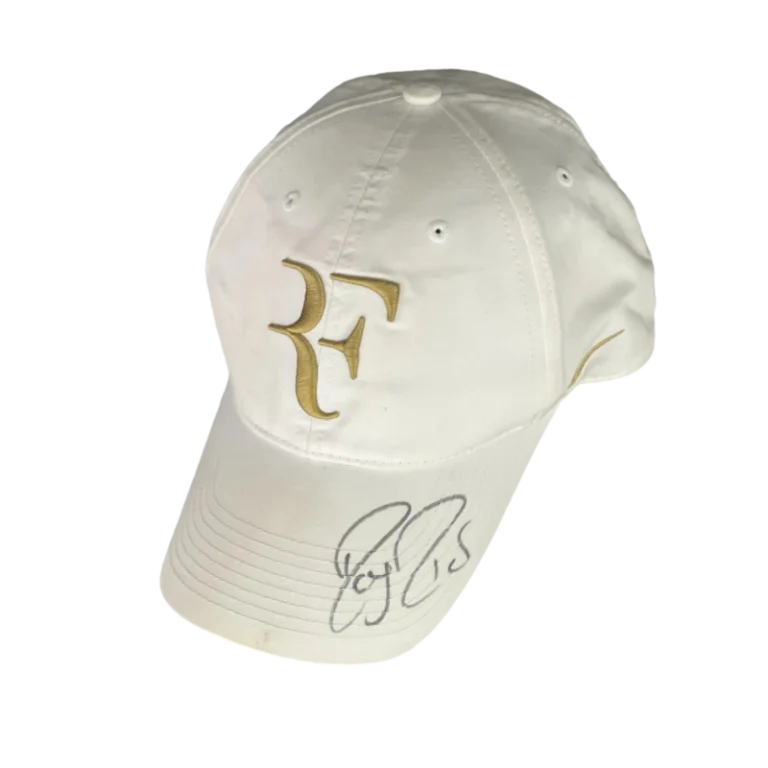 ROGER FEDERER SIGNED AUTOGRAPH NIKE BASEBALL HAT CAP - TENNIS LEGEND RARE W/ JSA