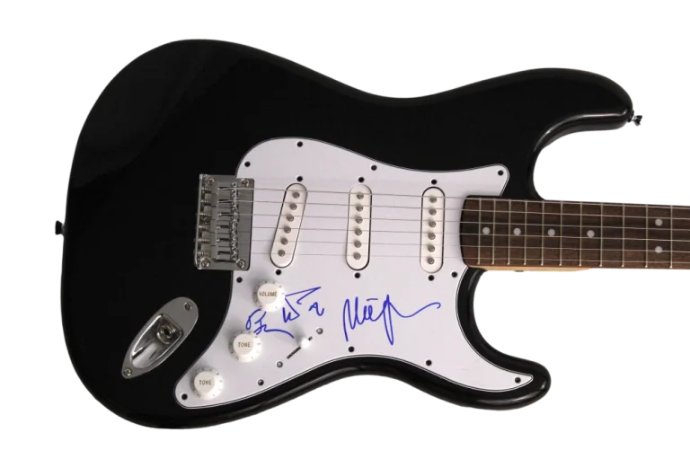 TREY ANASTASIO, MIKE, PAGE SIGNED AUTOGRAPH B FENDER ELECTRIC GUITAR - PHISH JSA