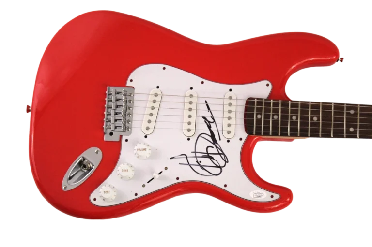 JIMMY CLIFF SIGNED AUTOGRAPH FULL SIZE R FENDER ELECTRIC GUITAR RAGGAE ICON JSA