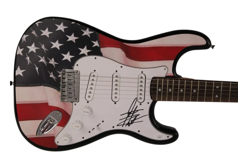 THOMAS RHETT SIGNED AUTOGRAPH CUSTOM FENDER ELECTRIC GUITAR FULL SIGNATURE JSA