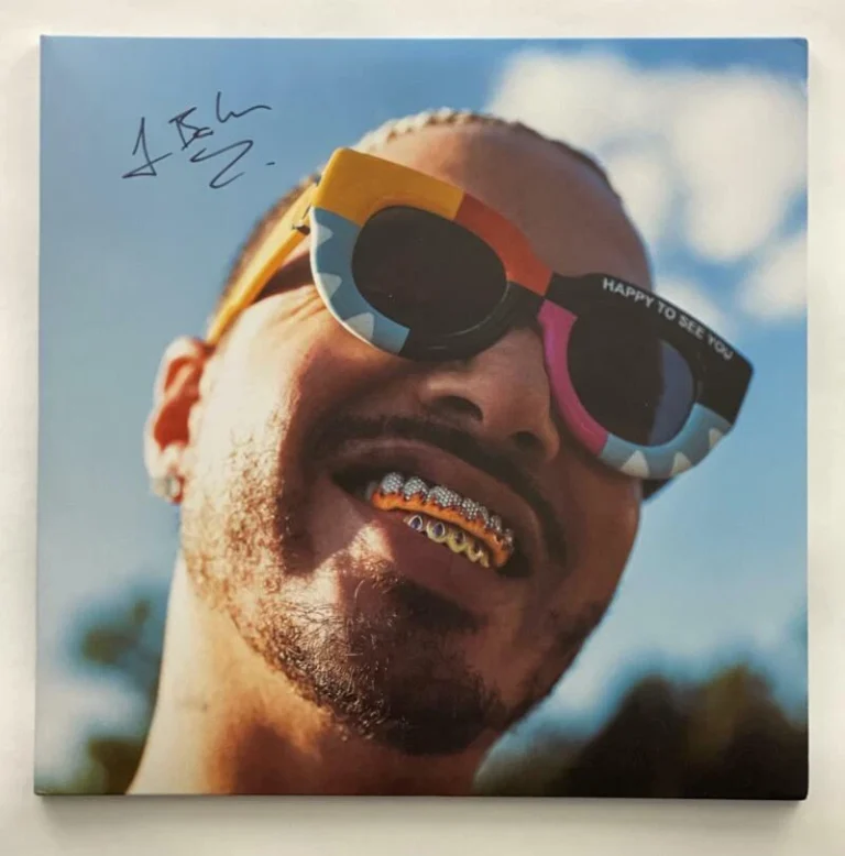 J BALVIN SIGNED AUTOGRAPH JOSE ALBUM VINLY RECORD - REGGAETON KING W/ JSA