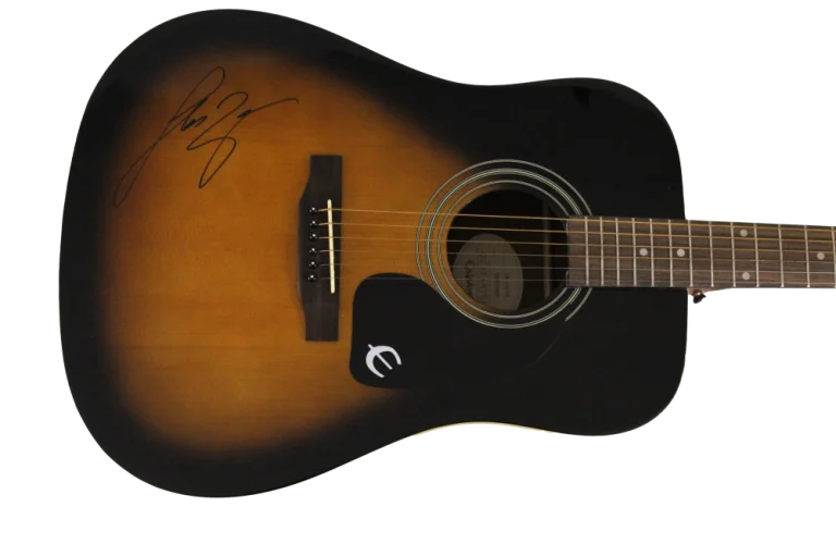 LUKE BRYAN SIGNED AUTOGRAPH GIBSON EPIPHONE ACOUSTIC GUITAR CRASH MY PARTY JSA