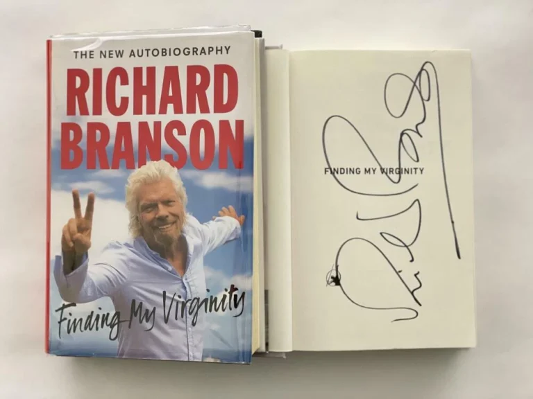 RICHARD BRANSON SIGNED AUTOGRAPH 