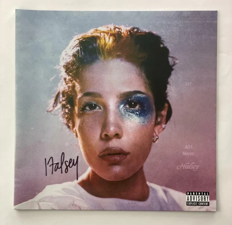 HALSEY SIGNED AUTOGRAPH ALBUM VINYL RECORD - SEXY MANIAC SINGER, BADLANDS W/ JSA