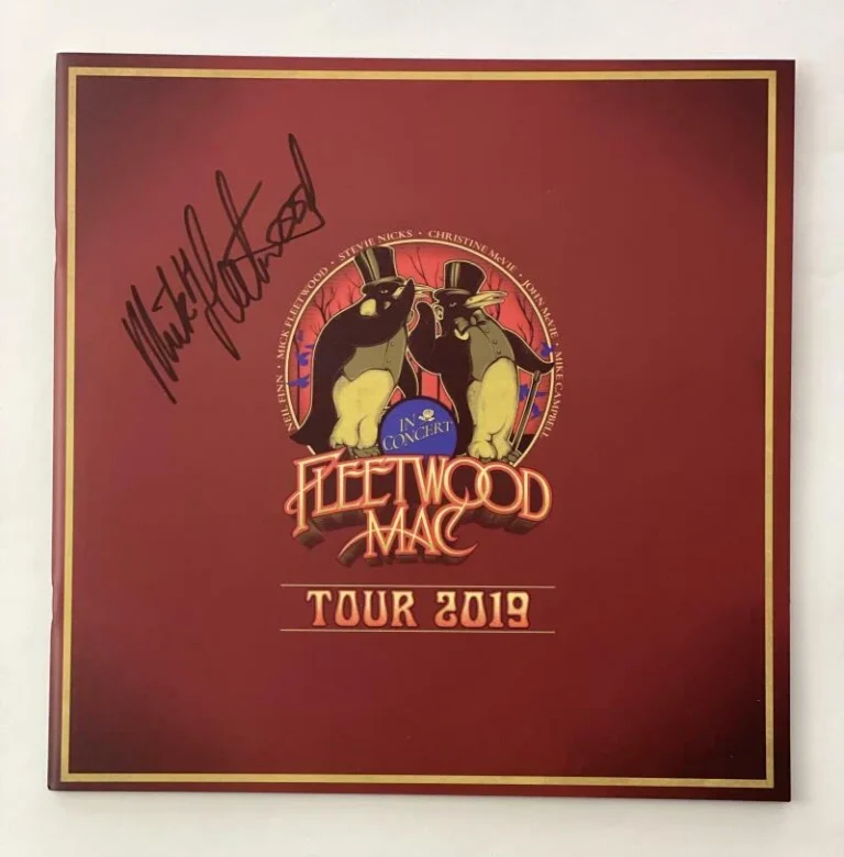 MICK FLEETWOOD SIGNED AUTOGRAPH 2019 FLEETWOOD MAC TOUR BOOK PROGRAM - JSA COA