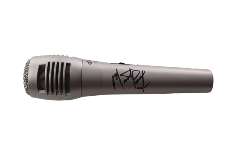 MEAT LOAF SIGNED AUTOGRAPH MICROPHONE MIC - THE ROCKY HORROR PICTURE SHOW W/ BAS