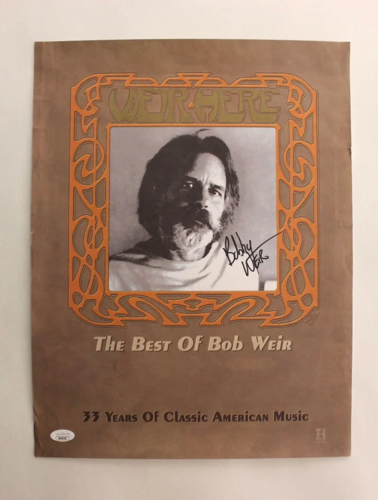 BOB WEIR SIGNED AUTOGRAPH 13X17 CONCERT TOUR POSTER - THE GRATEFUL DEAD W/ JSA