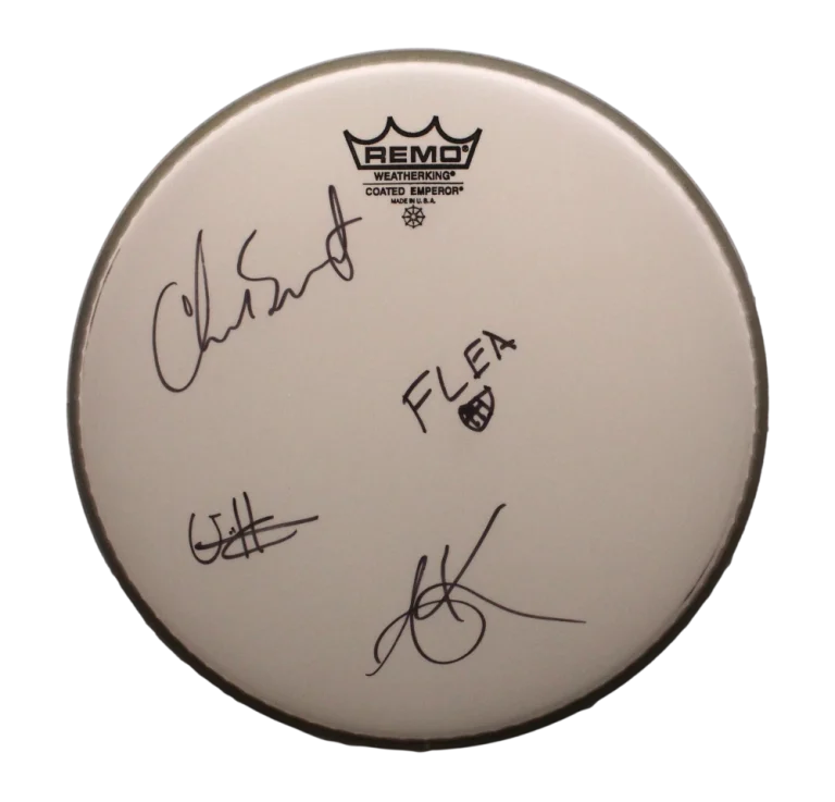 RED HOT CHILI PEPPERS FULL BAND SIGNED AUTOGRAPH 10