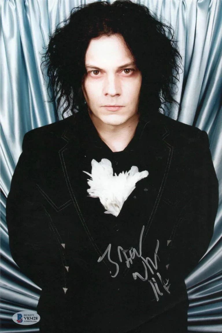 JACK WHITE SIGNED AUTOGRAPH 8X12 PHOTO - THE WHITE STRIPES, VERY RARE W/ BECKETT