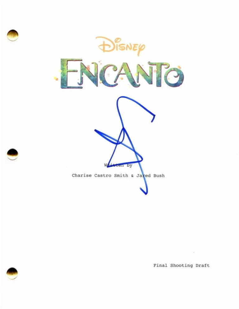 STEPHANIE BEATRIZ SIGNED AUTOGRAPH DISNEY ENCANTO FULL MOVIE SCRIPT - MIRABEL