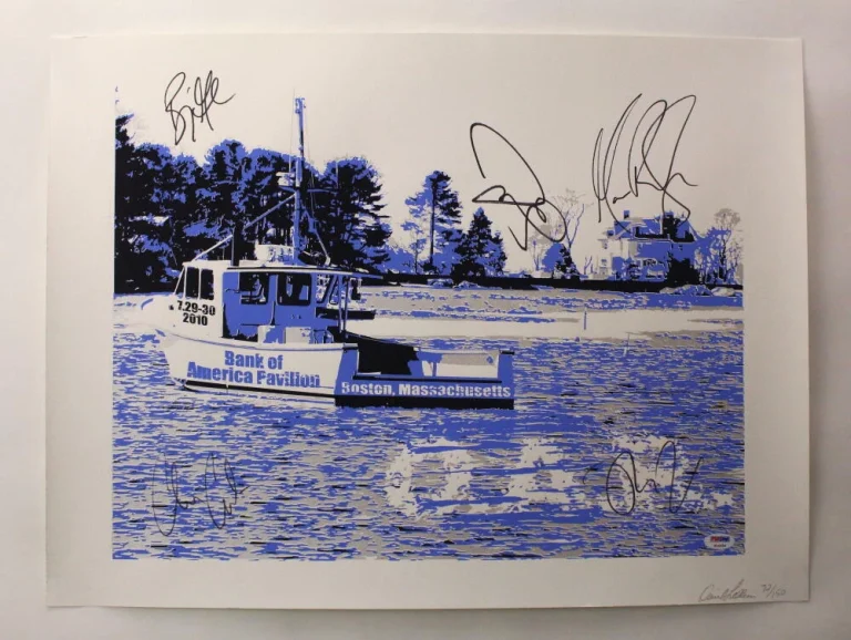 O.A.R. OAR BAND SIGNED AUTOGRAPH 18X24 CONCERT TOUR POSTER BOSTON 7/30/10 - PSA