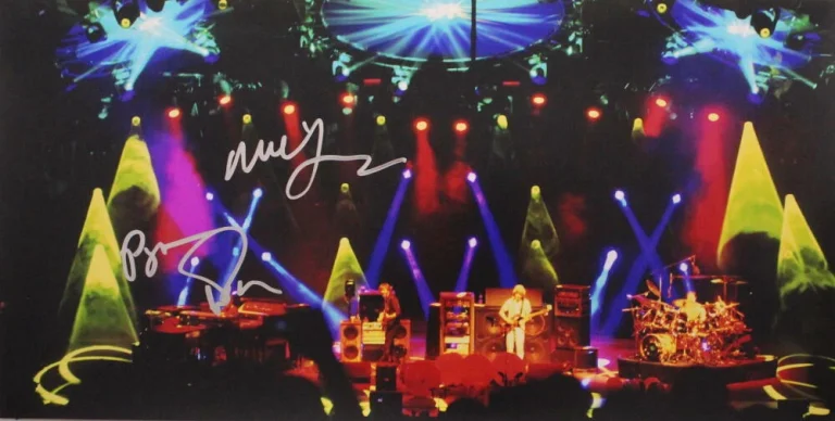 PHISH (X3) SIGNED AUTOGRAPH 10X20 PANORAMIC PHOTO POSTER TREY ANASTASIO W/ ACOA