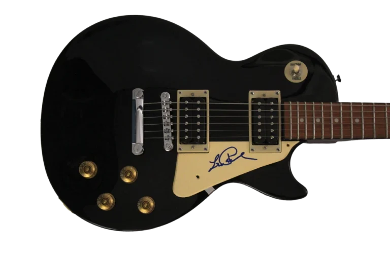 LES PAUL SIGNED AUTOGRAPH GIBSON EPIPHONE LES PAUL GUITAR - MUSIC PIONEER W/ JSA