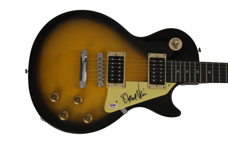 STEVE VAI SIGNED AUTOGRAPH GIBSON EPIPHONE LES PAUL GUITAR - FRANK ZAPPA PSA COA