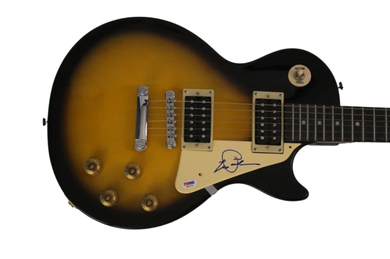 LES PAUL SIGNED AUTOGRAPH GIBSON EPIPHONE LES PAUL GUITAR - MUSIC ICON PSA COA