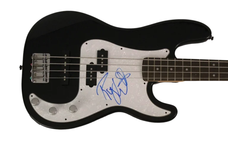 ROGER WATERS SIGNED AUTOGRAPH FENDER ELECTRIC BASS GUITAR PINK FLOYD W/ JSA
