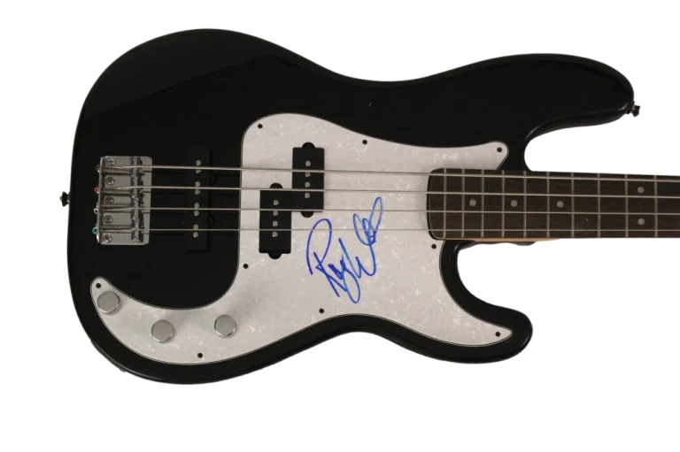 ROGER WATERS SIGNED AUTOGRAPH FENDER BASS GUITAR - PINK FLOYD THE WALL W/ JSA