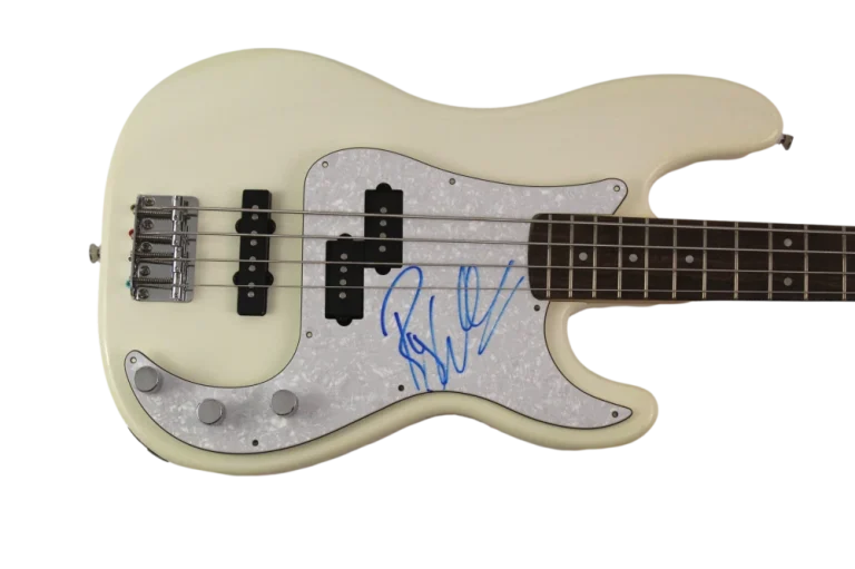 ROGER WATERS SIGNED AUTOGRAPH FENDER ELECTRIC BASS GUITAR   PINK FLOYD ICON JSA