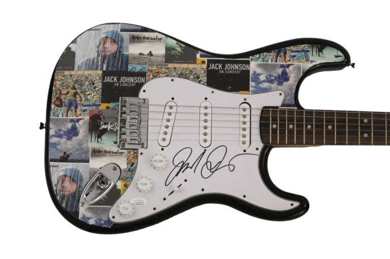JACK JOHNSON SIGNED AUTOGRAPH CUSTOM 1/1 FENDER GUITAR - IN BETWEEN DREAMS JSA