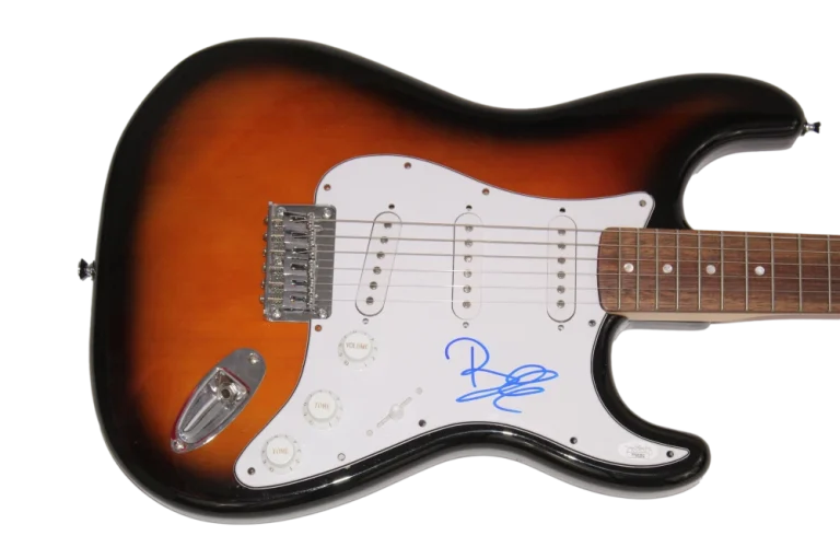 BILLIE EILISH SIGNED AUTOGRAPH FENDER ELECTRIC GUITAR - HAPPIER THAN EVER W/ JSA