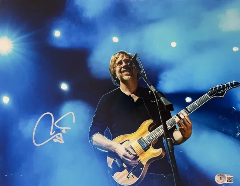 TREY ANASTASIO SIGNED AUTOGRAPH 11x14 PHOTO PHISH BILLY BREATHES JUNTA RIFT BAS