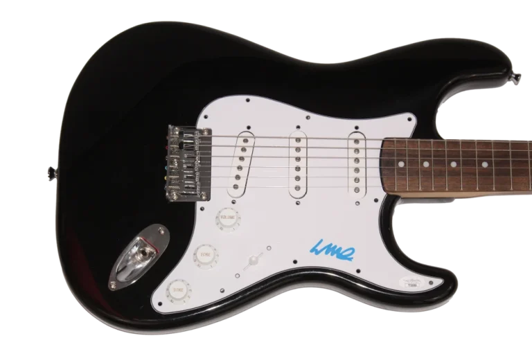 COLTER WALL SIGNED AUTOGRAPH BLACK FENDER ELECTRIC GUITAR COUNTRY MUSIC JSA COA