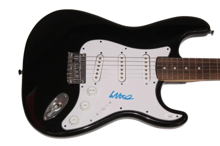 COLTER WALL SIGNED AUTOGRAPH BLACK FENDER ELECTRIC GUITAR COUNTRY MUSIC JSA COA