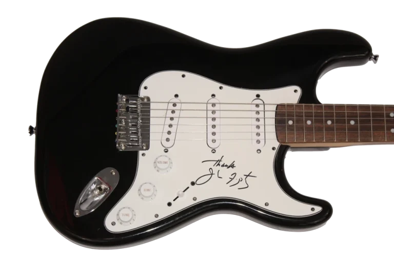 JOHN FOGERTY SIGNED AUTOGRAPH FENDER ELECTRIC GUITAR - CREEDENCE CCR JSA COA