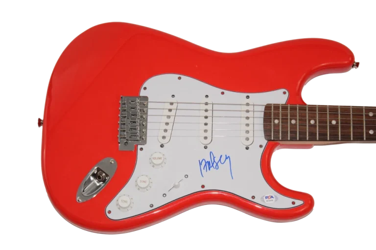 HALSEY SIGNED AUTOGRAPH FULL SIZE RED FENDER ELECTRIC GUITAR - MANIC W/ PSA COA