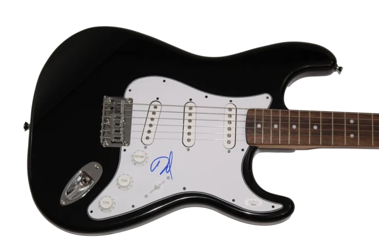 DAVE GROHL SIGNED AUTOGRAPH BLK FENDER ELECTRIC GUITAR NIRVANA FOO FIGHTERS  JSA