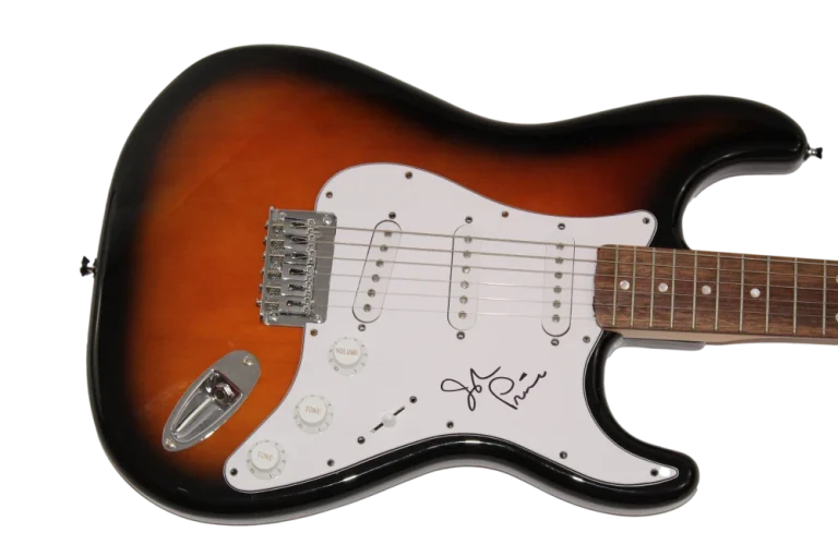 JOHN PRINE SIGNED AUTOGRAPH FULL SIZE FENDER ELECTRIC GUITAR - FOLK ICON JSA COA