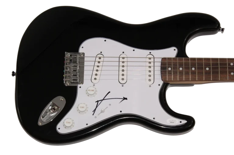 JARED LETO SIGNED AUTOGRAPH FENDER ELECTRIC GUITAR THIRTY SECONDS TO MARS - JSA