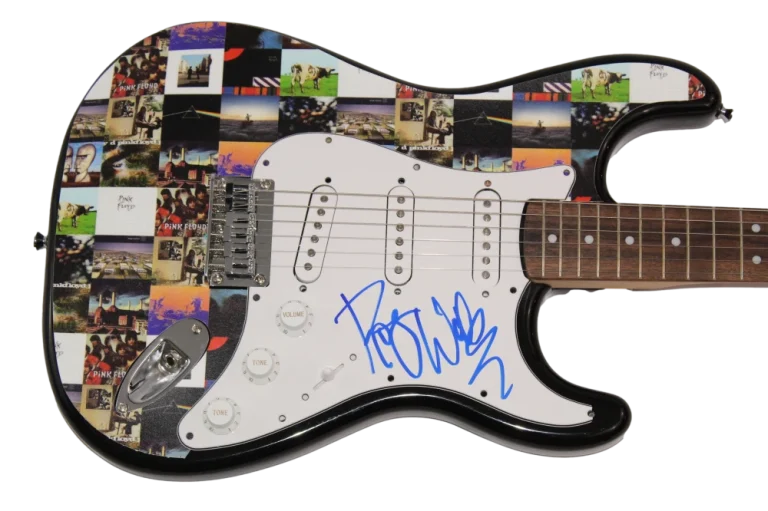 ROGER WATERS SIGNED AUTOGRAPH CUSTOM 1/1 FENDER ELECTRIC GUITAR - PINK FLOYD JSA