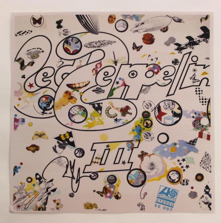 ROBERT PLANT SIGNED AUTOGRAPH 12X12 LED ZEPPELIN II ALBUM FLAT - VERY RARE! JSA