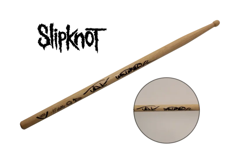 JAY WEINBERG SIGNED AUTOGRAPH DRUMSTICK - SLIPKNOT REVELING AGAINST ME! JSA COA