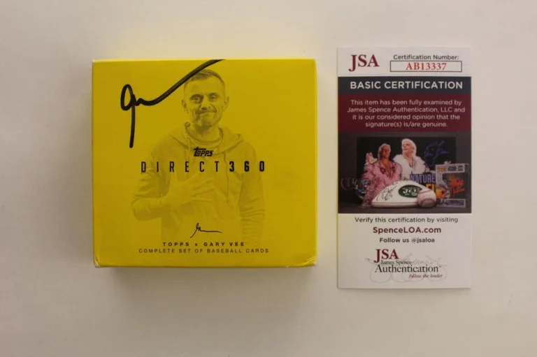 GARY VAYNERCHUK SIGNED AUTOGRAPH 2019 TOPPS X GARYVEE DIRECT360 CARD SET JSA COA
