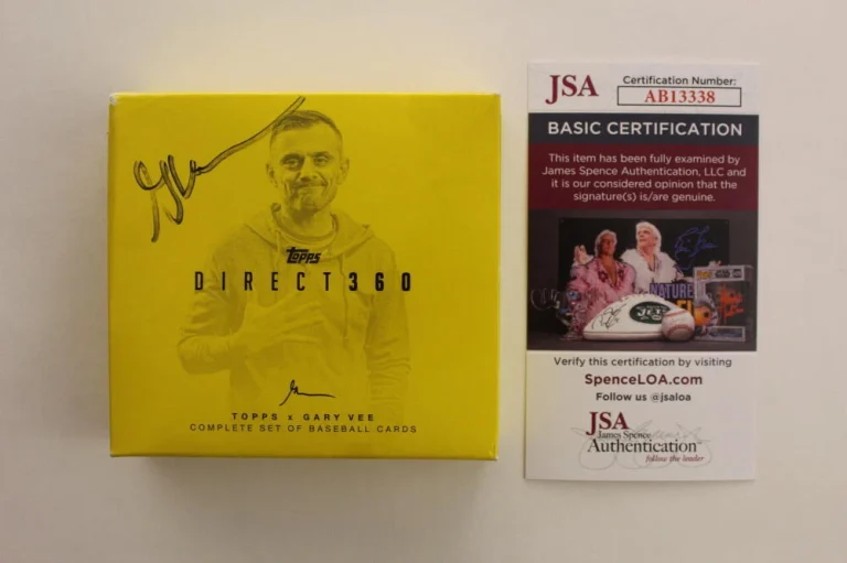 GARY VAYNERCHUK SIGNED AUTOGRAPH 2019 TOPPS GARY VEE DIRECT 360 CARD SET JSA COA