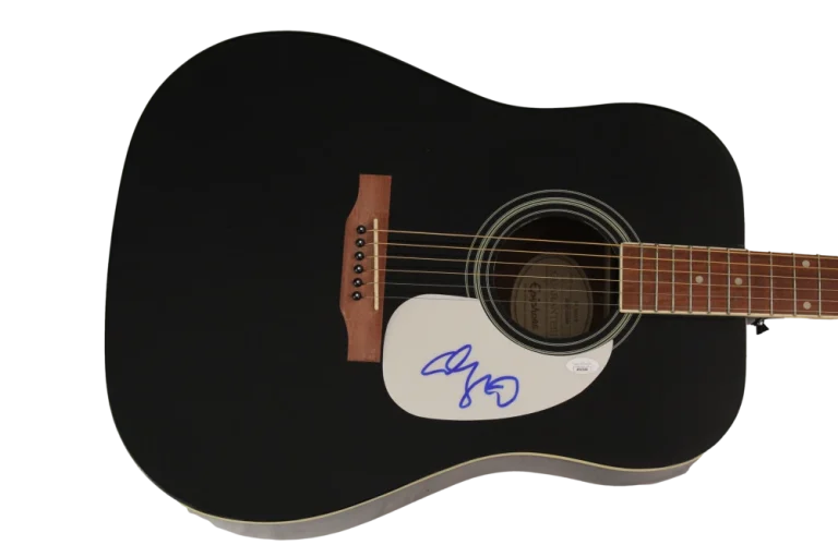 ADAM SANDLER SIGNED AUTOGRAPH GIBSON EPIPHONE ACOUSTIC GUITAR HAPPY GILMORE JSA