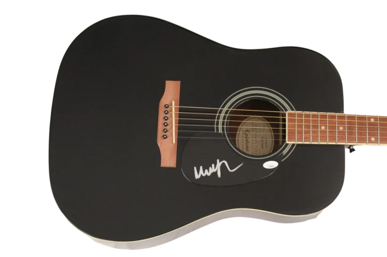 MIKE GORDON SIGNED AUTOGRAPH GIBSON EPIPHONE ACOUSTIC GUITAR - PHISH JSA COA