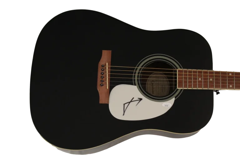JARED LETO SIGNED AUTOGRAPH GIBSON EPIPHONE ACOUSTIC GUITAR - RARE! W/ JSA COA