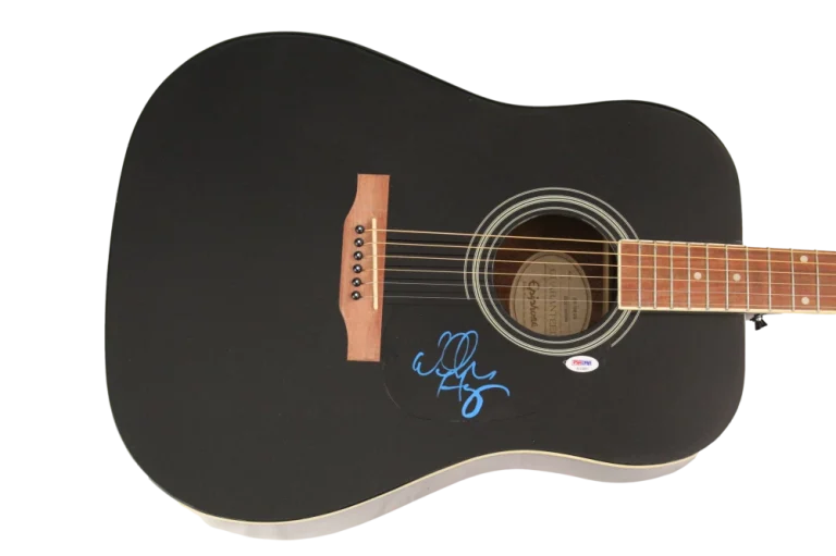 WALKER HAYES SIGNED AUTOGRAPH GIBSON EPIPHONE ACOUSTIC GUITAR COUNTRY STUD PSA