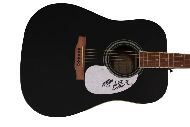 LOCASH SIGNED AUTOGRAPH FULL SIZE GIBSON EPIPHONE ACOUSTIC GUITAR COUNTRY JSA
