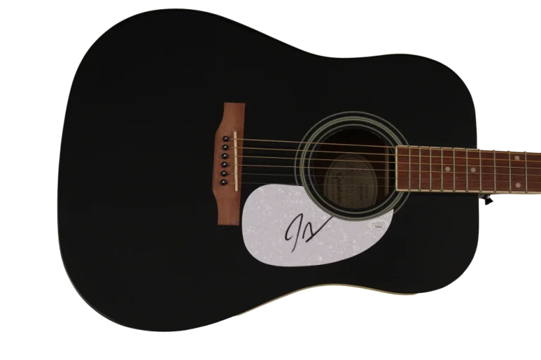 JIMMIE ALLEN SIGNED AUTOGRAPH GIBSON ACOUSTIC GUITAR COUNTRY MUSIC STAR JSA COA