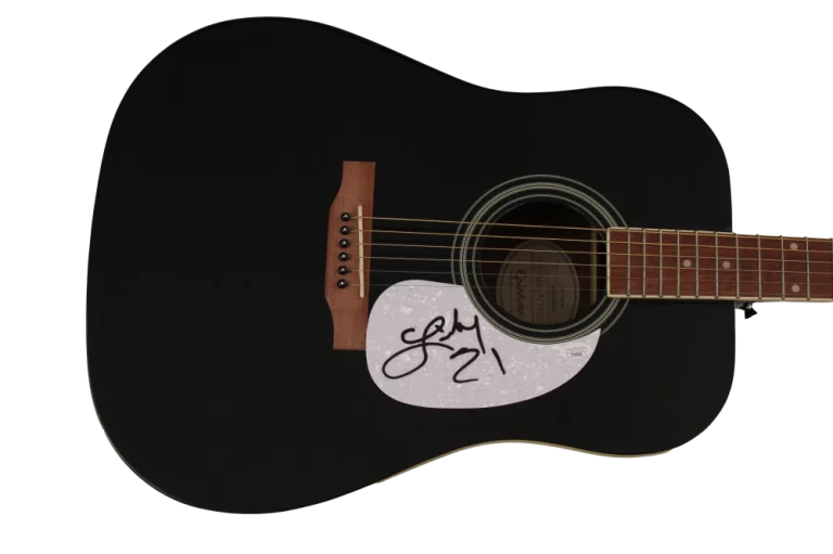 LINDSAY ELL SIGNED AUTOGRAPH GIBSON EPIPHONE ACOUSTIC GUITAR - THE PROJECT JSA