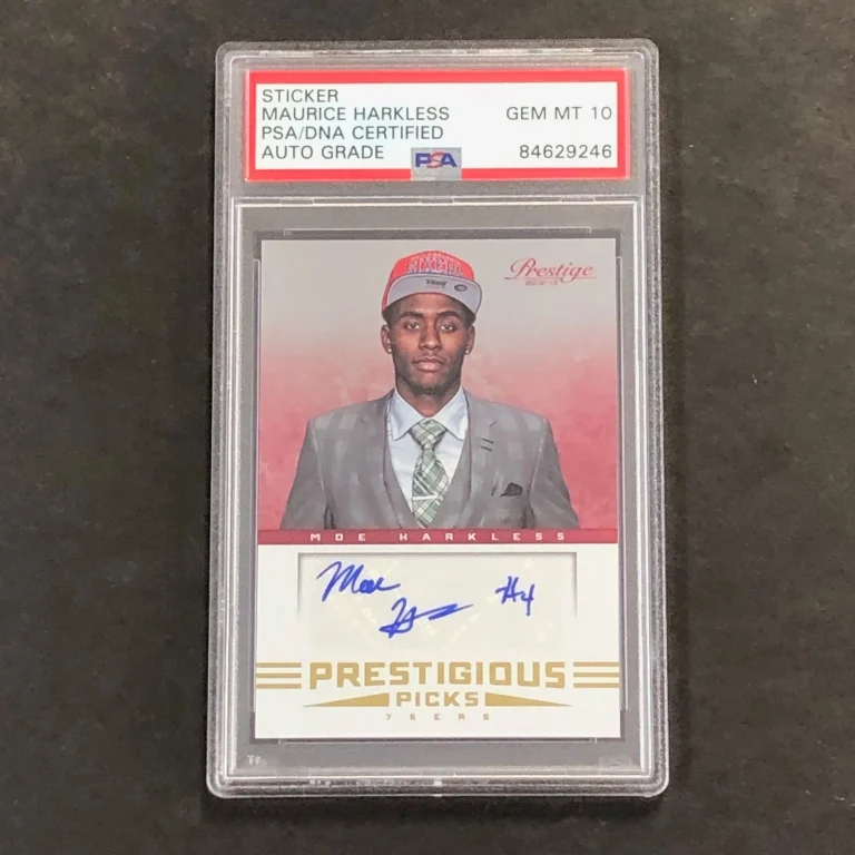 2012-13 Prestige Prestigious Picks #59 Moe Harkless Signed Card AUTO 10 PSA Slab